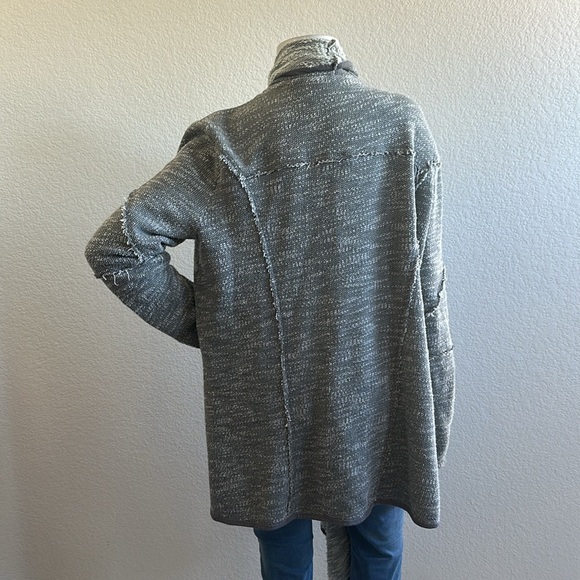 Free People In the Loop Waterfall cardigan in grey - Picture 6 of 10